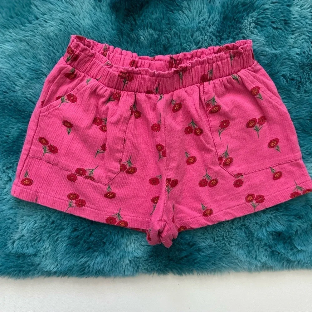 Jessica Simpson Pink Cherry Kids Short Set Size 6